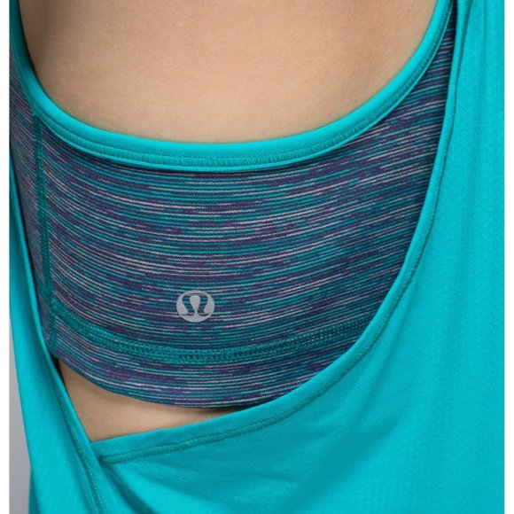 NWOT Lululemon No Limits Tank Blue Tropics - Picture 4 of 8